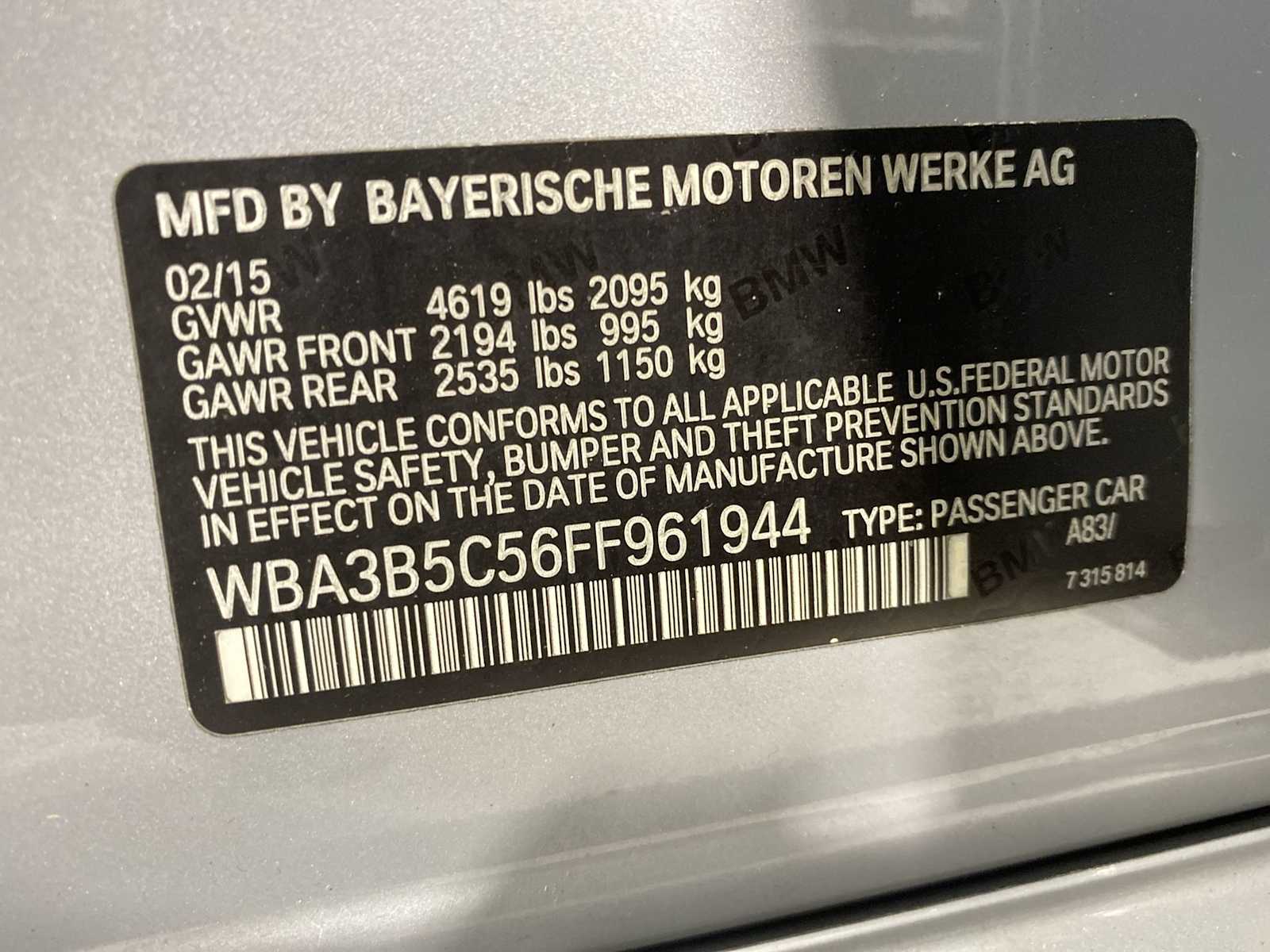 Thumbnail: 2015 BMW 3 Series - 21