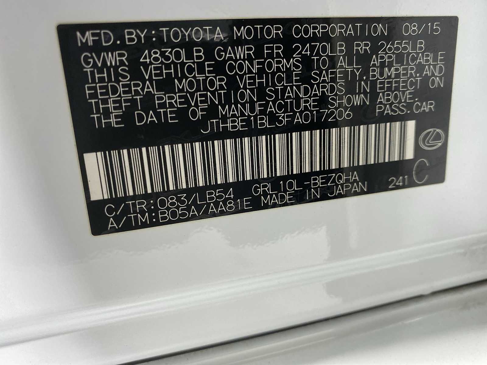 Thumbnail: 2015 Lexus GS - 21