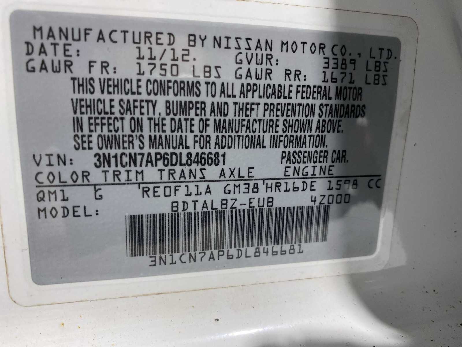Thumbnail: 2013 Nissan Versa - 21