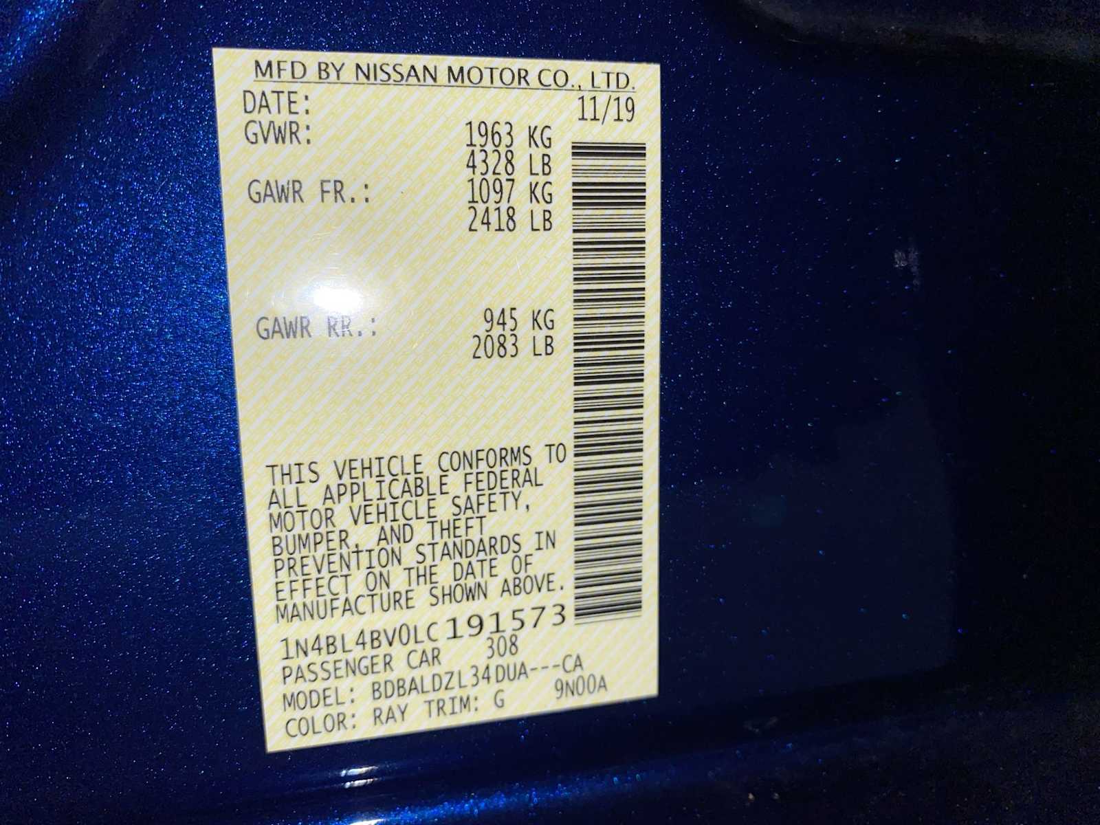 2020 Nissan Altima S 21