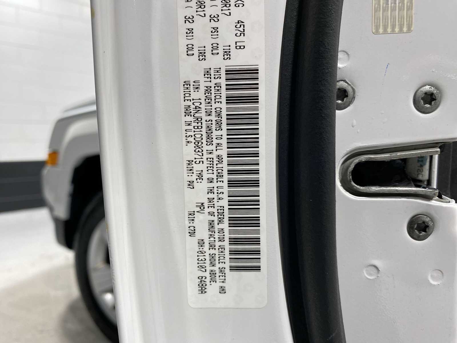 2012 Jeep Patriot Latitude 20