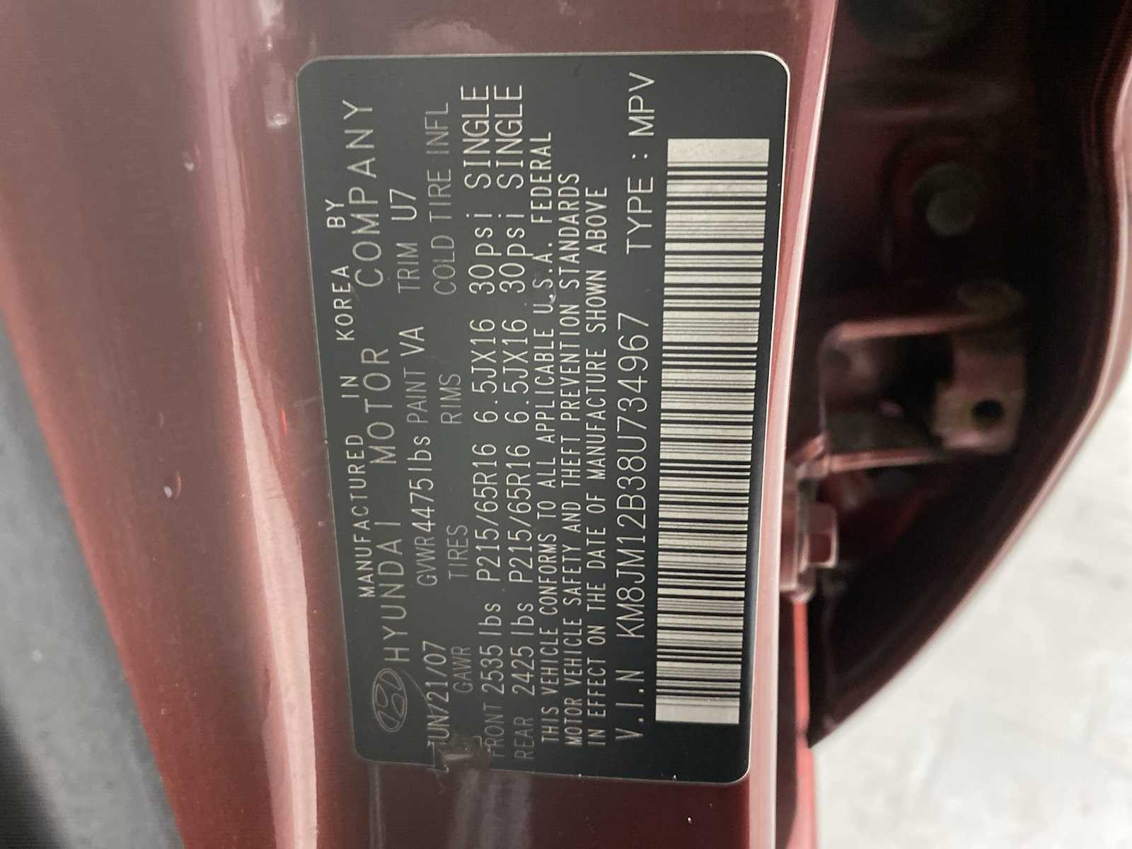 Thumbnail: 2008 Hyundai Tucson - 21