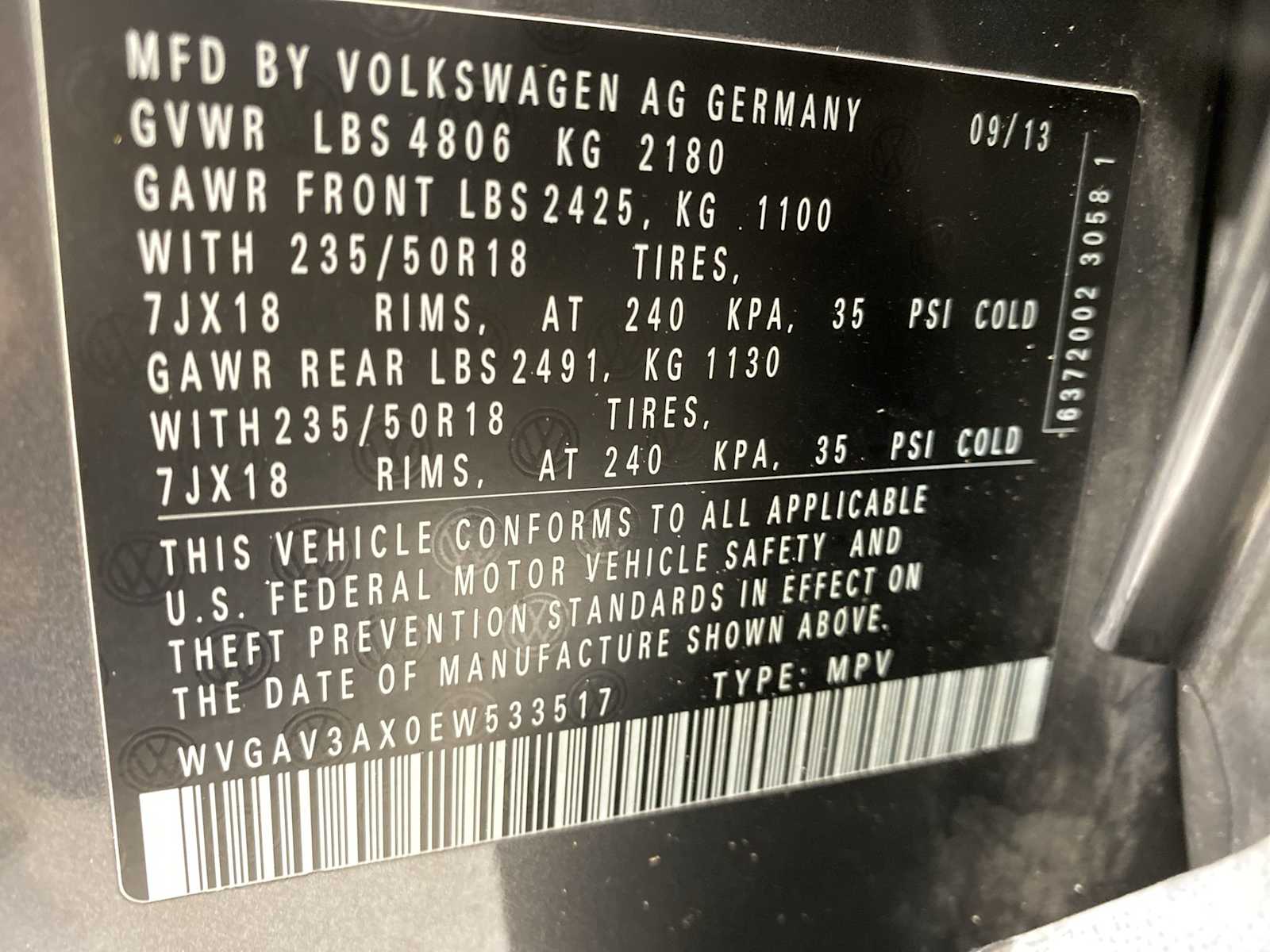 Thumbnail: 2014 Volkswagen Tiguan - 21