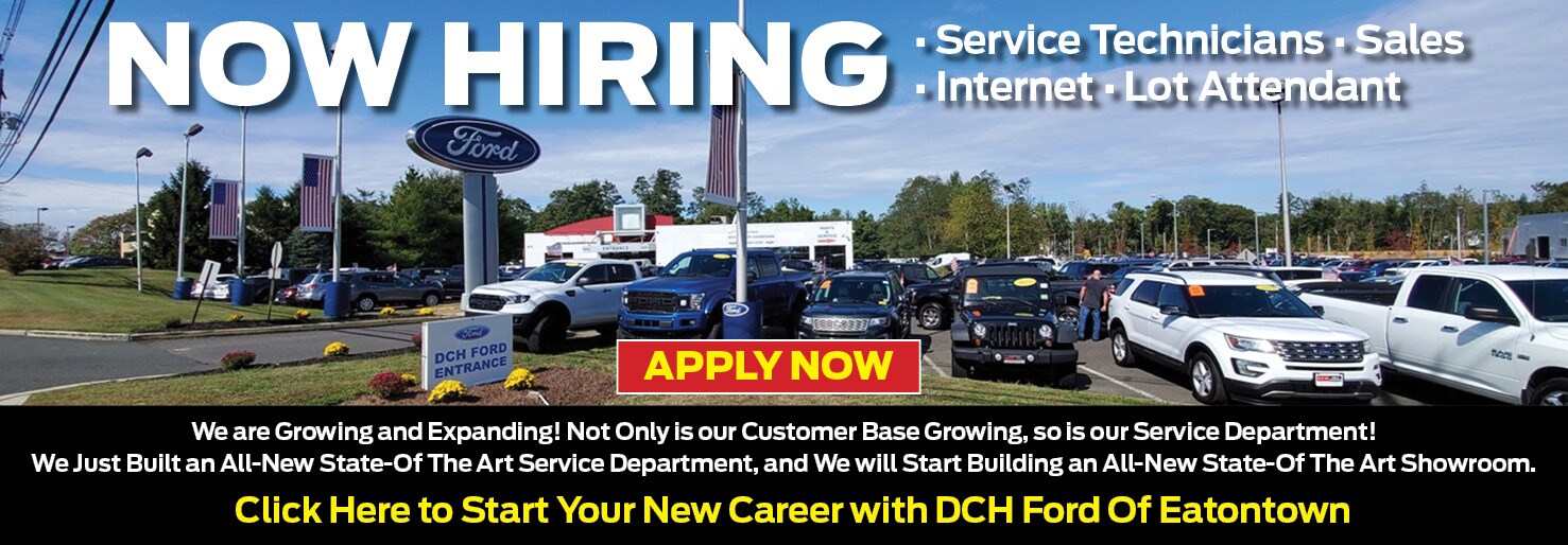 New and Used Ford dealership in Eatontown DCH Ford of Eatontown