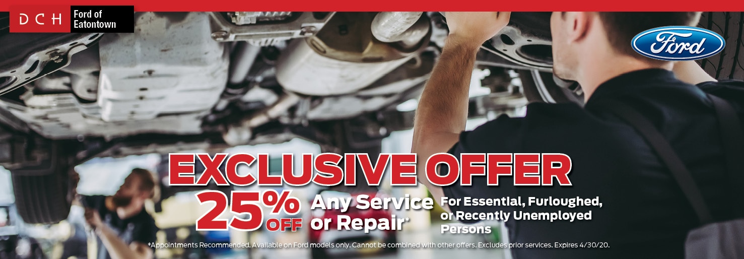 New and Used Ford Dealership in Eatontown DCH Ford of Eatontown