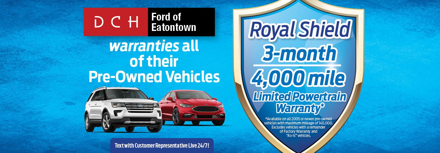 New and Used Ford dealership in Eatontown DCH Ford of Eatontown