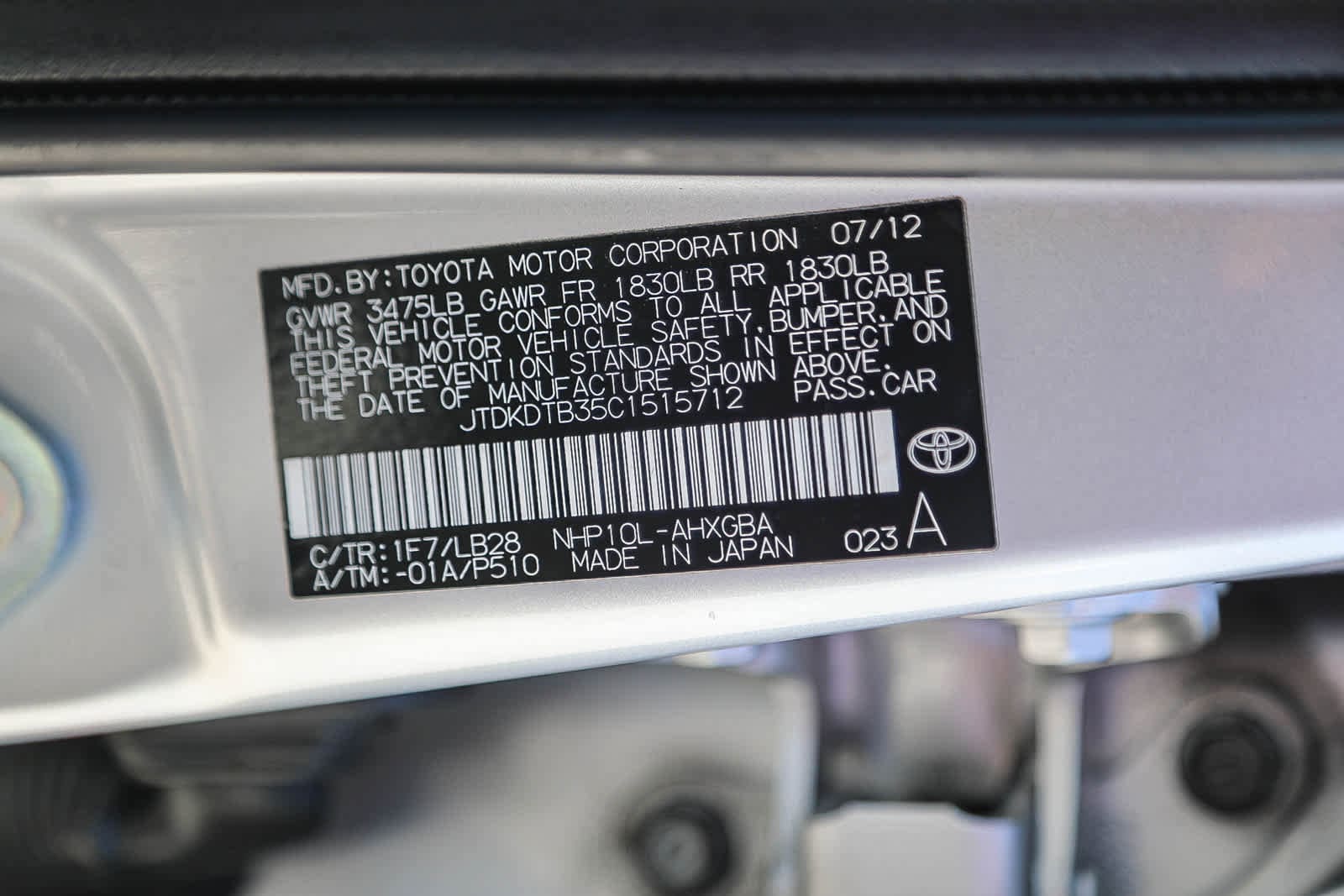 Thumbnail: 2012 Toyota Prius c - 26