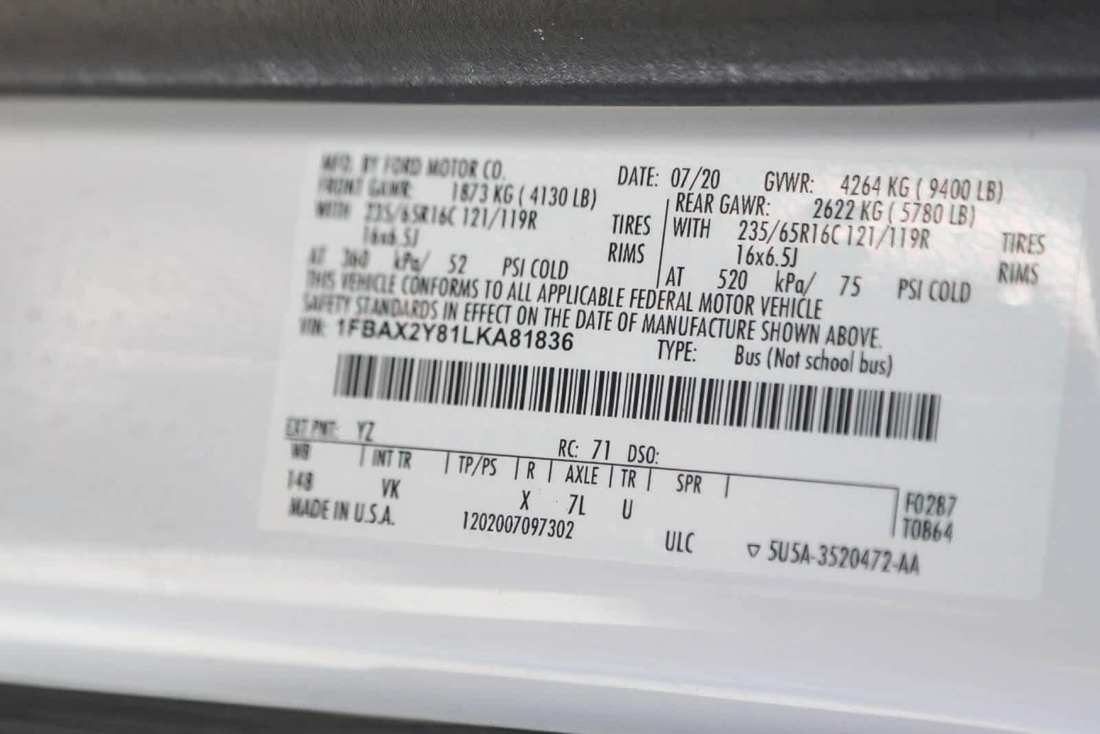 Thumbnail: 2020 Ford Transit Series - 27