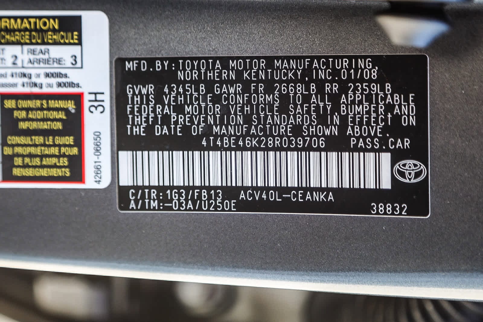 Thumbnail: 2008 Toyota Camry - 26