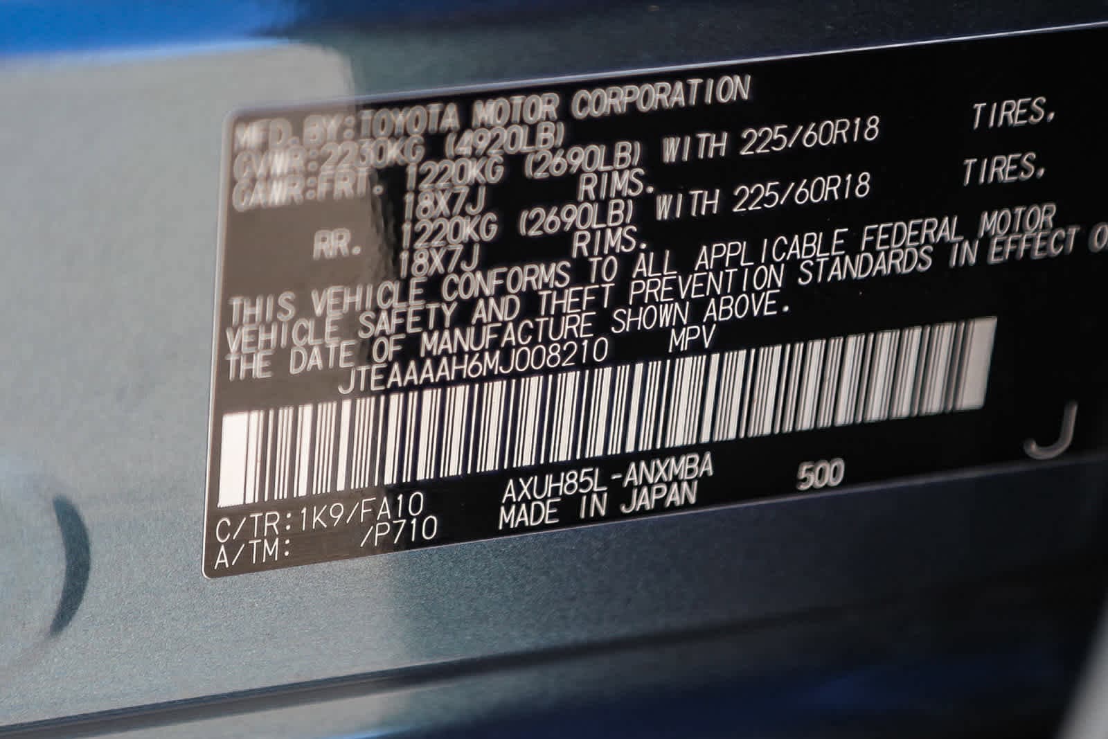 Thumbnail: 2021 Toyota Venza - 26