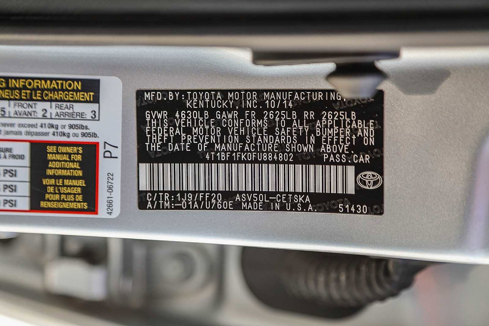 Thumbnail: 2015 Toyota Camry - 27