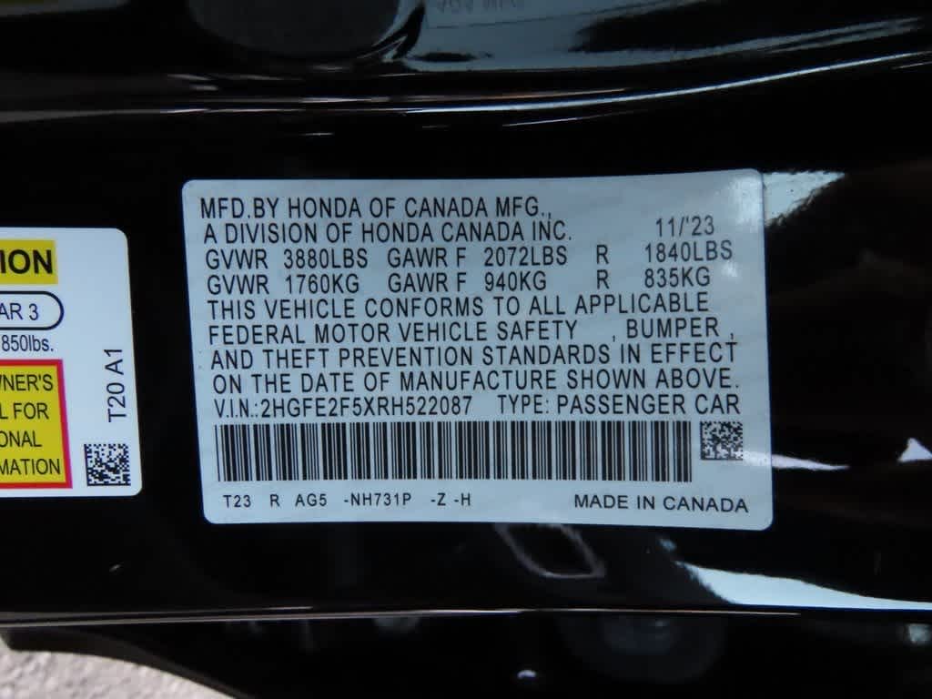 Thumbnail: 2024 Honda Civic - 24