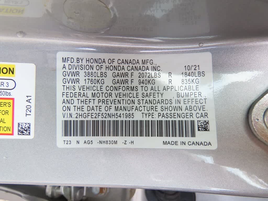 Thumbnail: 2022 Honda Civic - 25