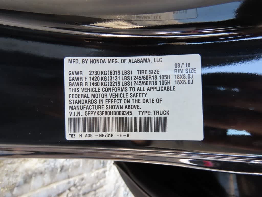 Thumbnail: 2017 Honda Ridgeline - 31