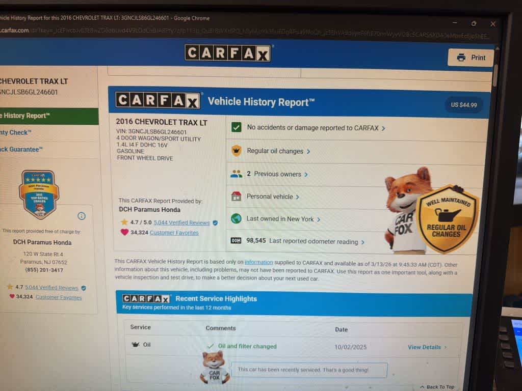 Thumbnail: 2016 Chevrolet Trax - 33