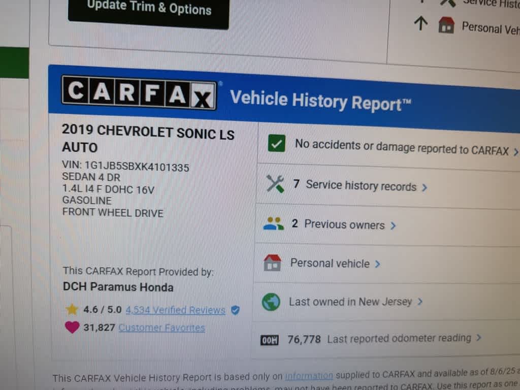 Thumbnail: 2019 Chevrolet Sonic - 20