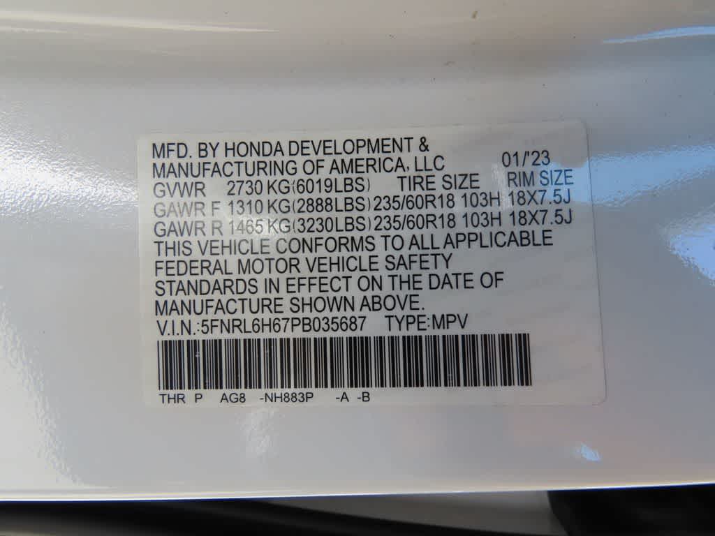 Thumbnail: 2023 Honda Odyssey - 28