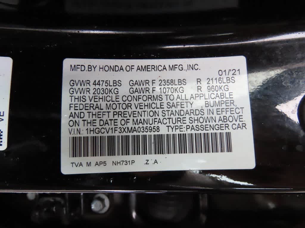 Thumbnail: 2021 Honda Accord - 25