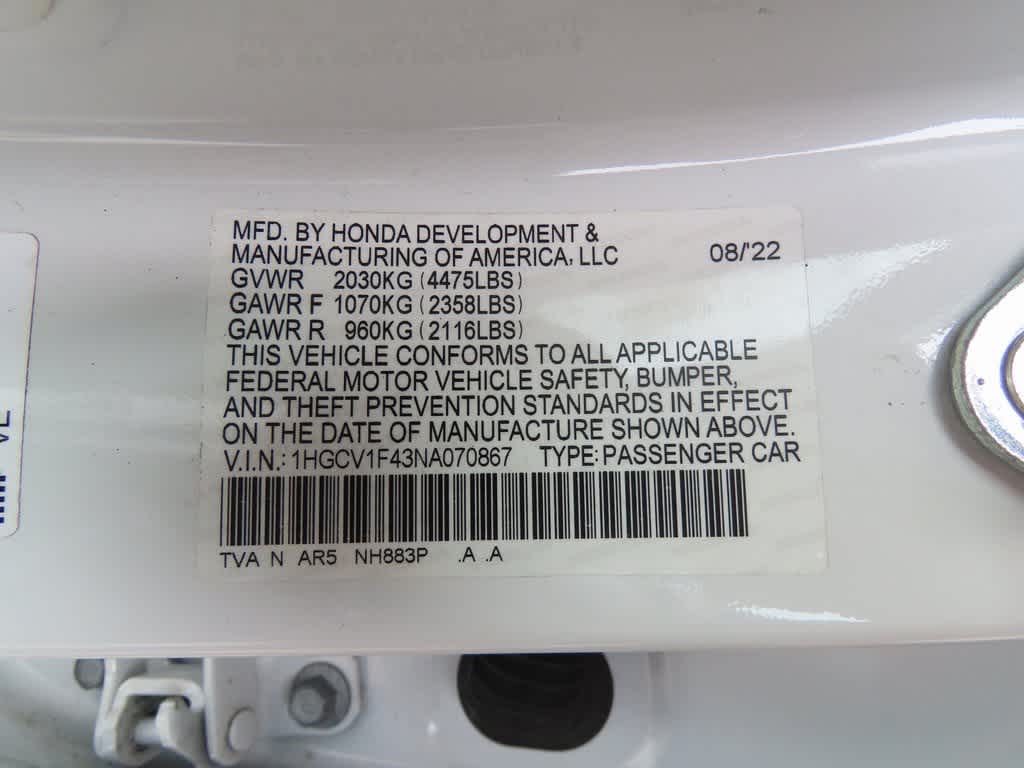 Thumbnail: 2022 Honda Accord - 25