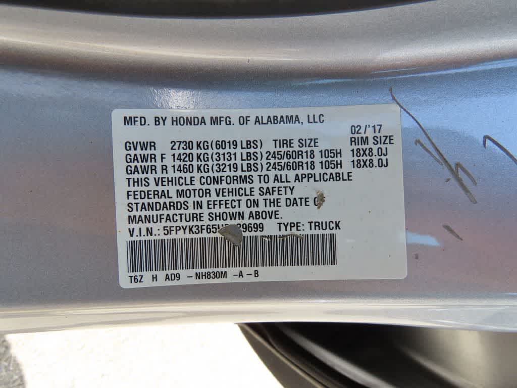 Thumbnail: 2017 Honda Ridgeline - 29