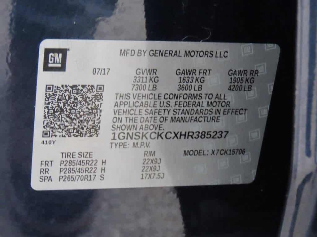 Thumbnail: 2017 Chevrolet Tahoe - 30