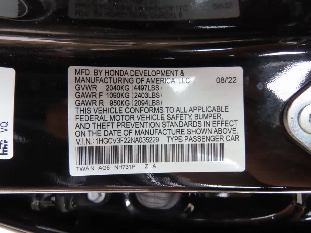 Thumbnail: 2022 Honda Accord - 24