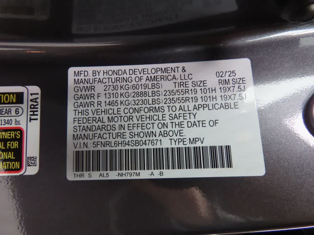 Thumbnail: 2025 Honda Odyssey - 33