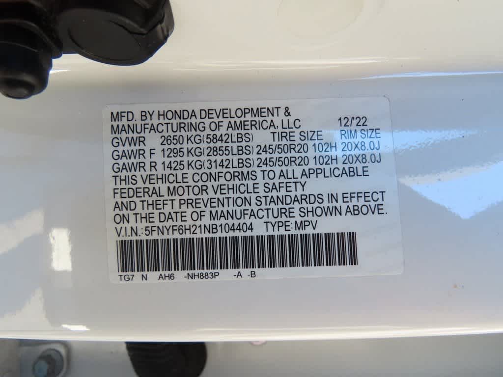 Thumbnail: 2022 Honda Pilot - 29