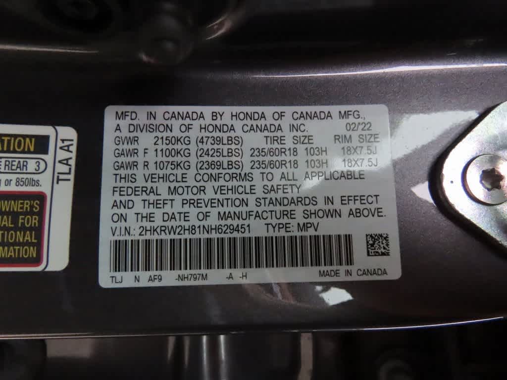 2022 Honda CR-V EX-L 27