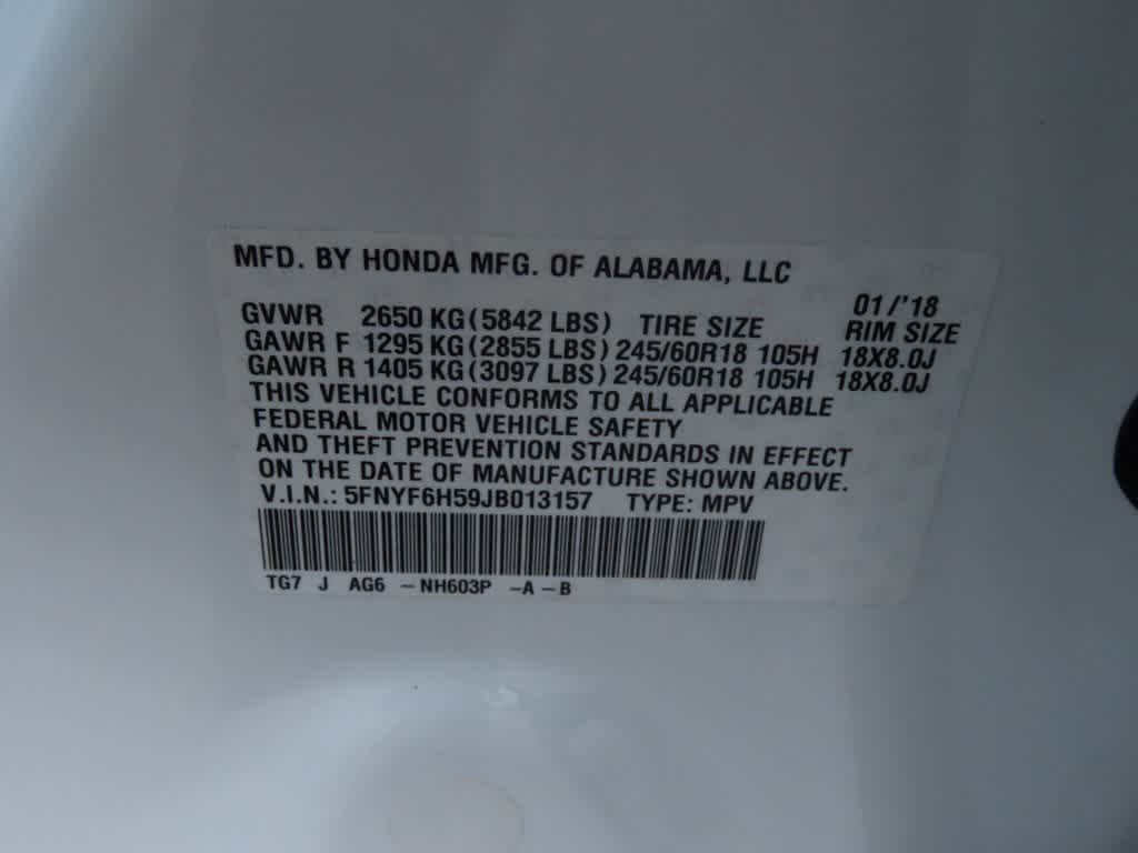 Thumbnail: 2018 Honda Pilot - 29