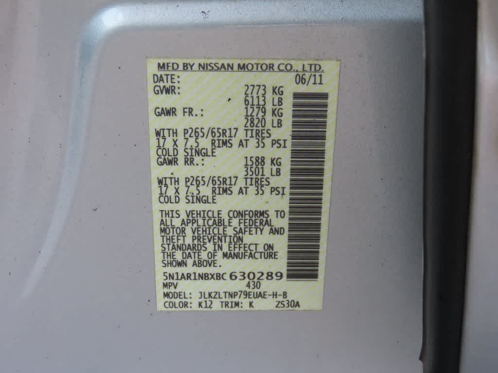 Thumbnail: 2011 Nissan Pathfinder - 29