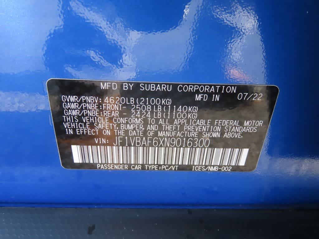 Thumbnail: 2022 Subaru WRX - 30