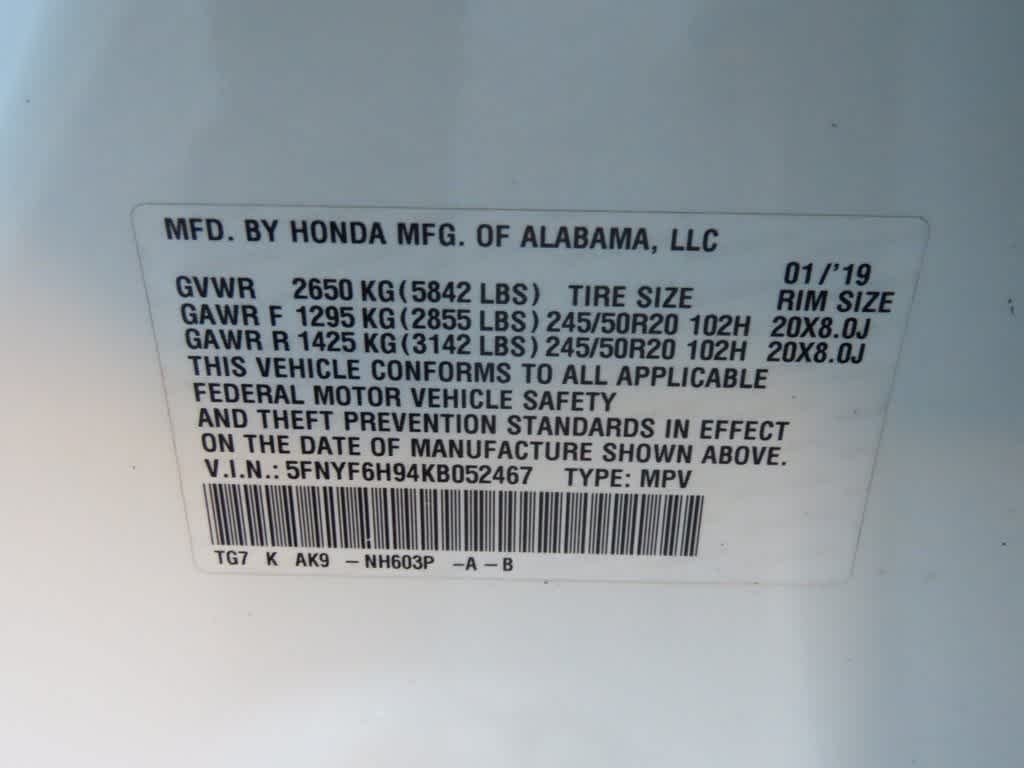 Thumbnail: 2019 Honda Pilot - 31