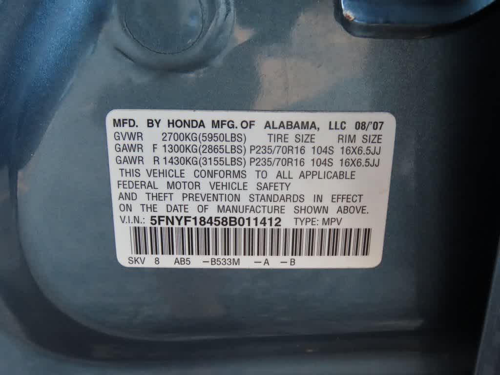 Thumbnail: 2008 Honda Pilot - 28
