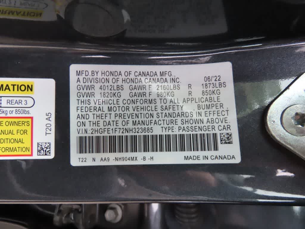 Thumbnail: 2022 Honda Civic - 25