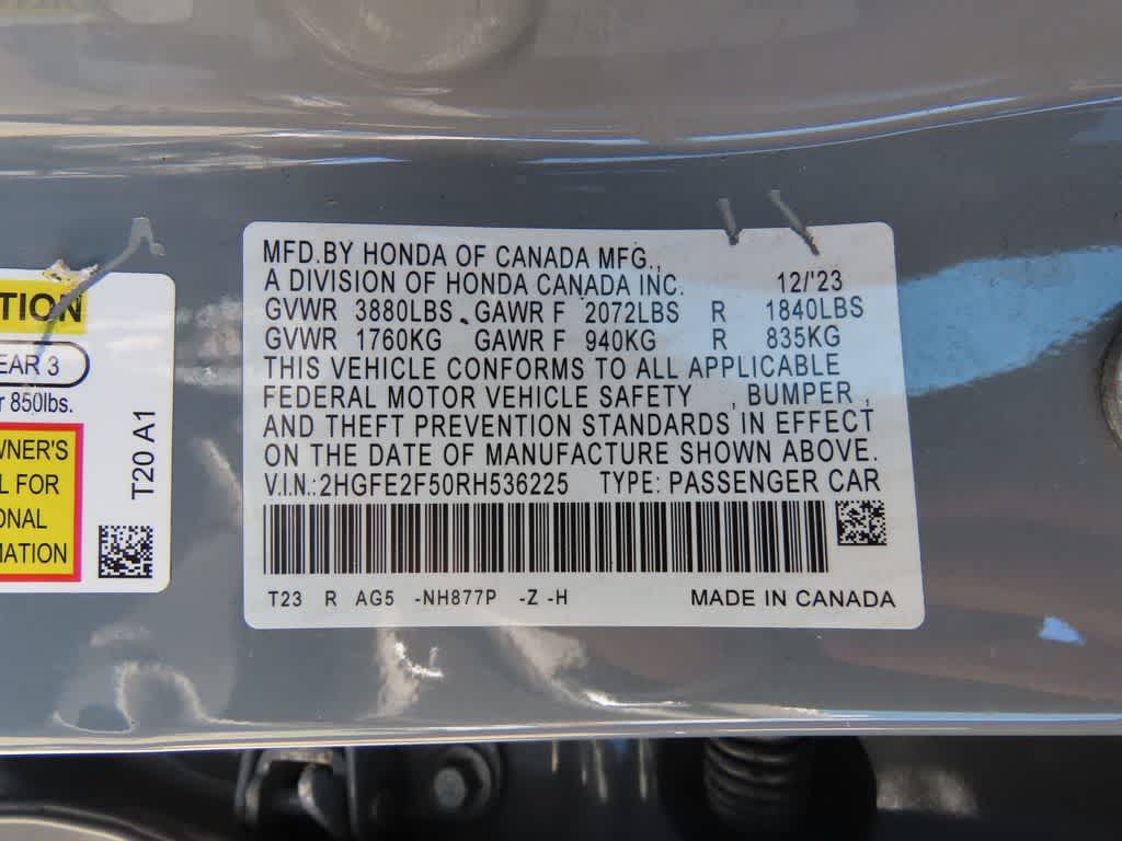 Thumbnail: 2024 Honda Civic - 25