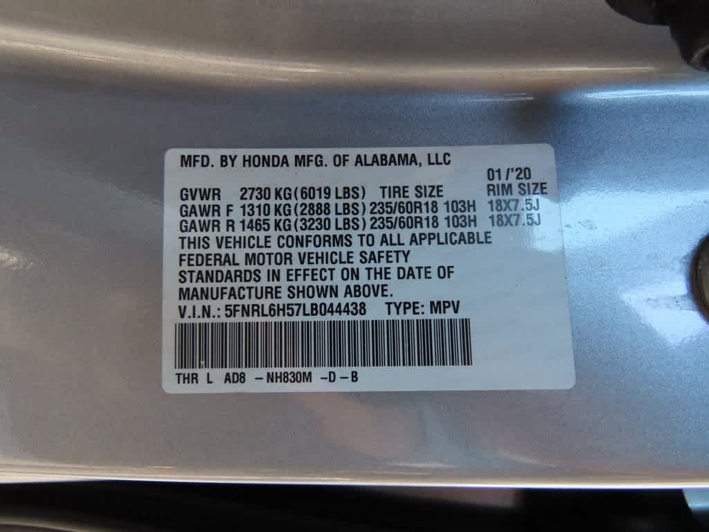 Thumbnail: 2020 Honda Odyssey - 26