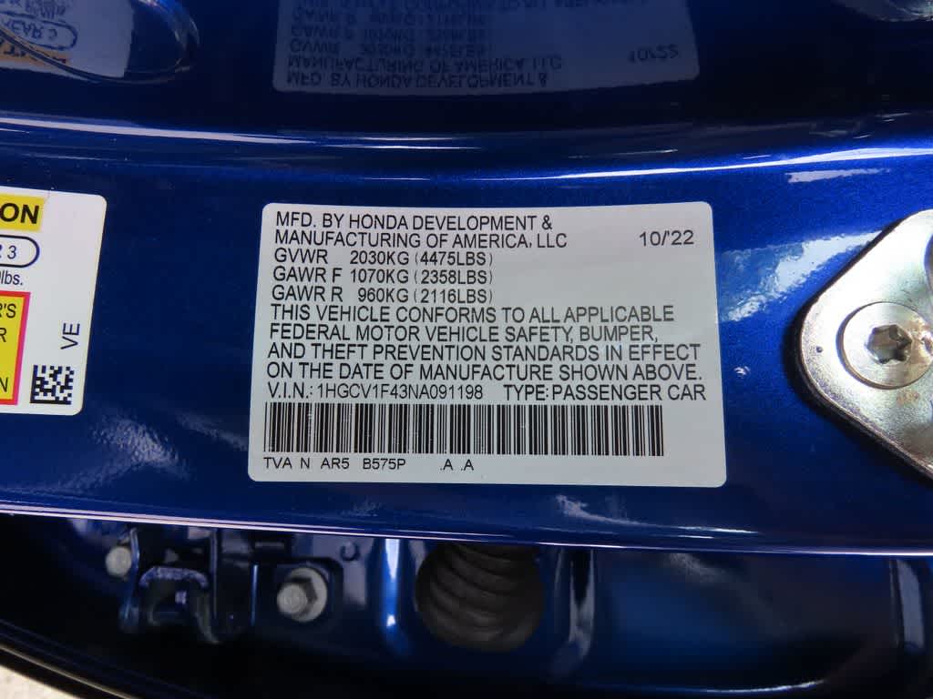 Thumbnail: 2022 Honda Accord - 26