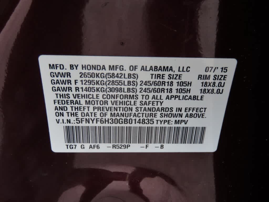 Thumbnail: 2016 Honda Pilot - 27