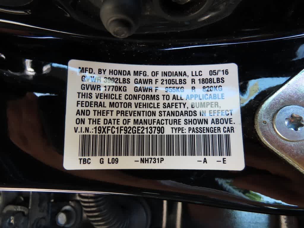 2016 Honda Civic Touring 29