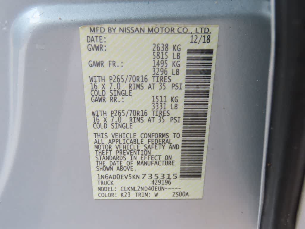 Thumbnail: 2019 Nissan Frontier - 27