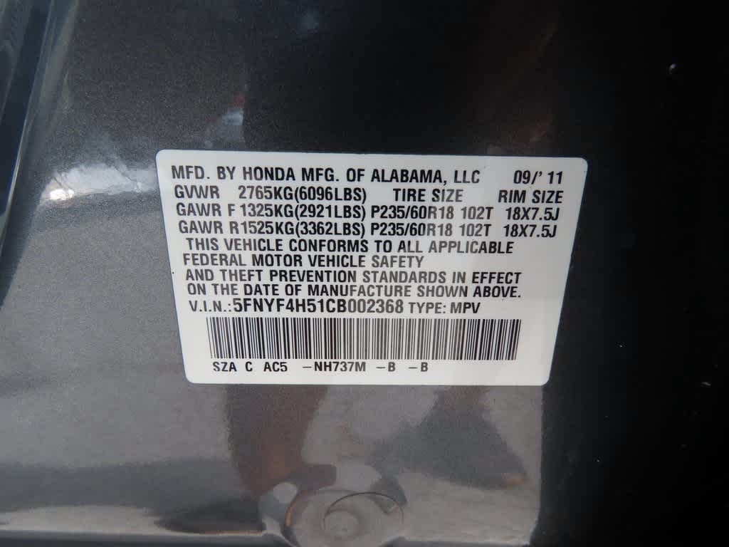 Thumbnail: 2012 Honda Pilot - 30