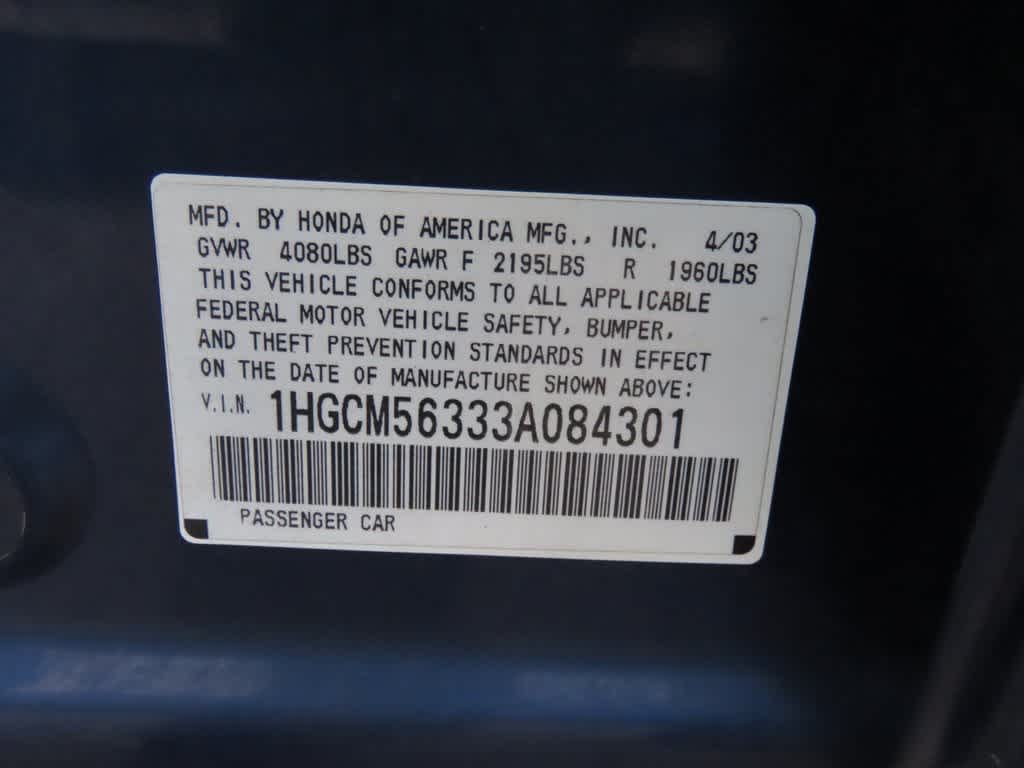 Thumbnail: 2003 Honda Accord - 25