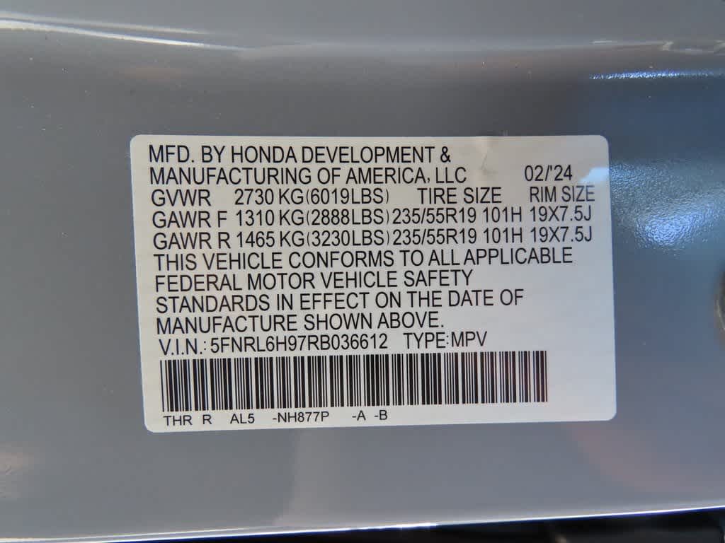 Thumbnail: 2024 Honda Odyssey - 32