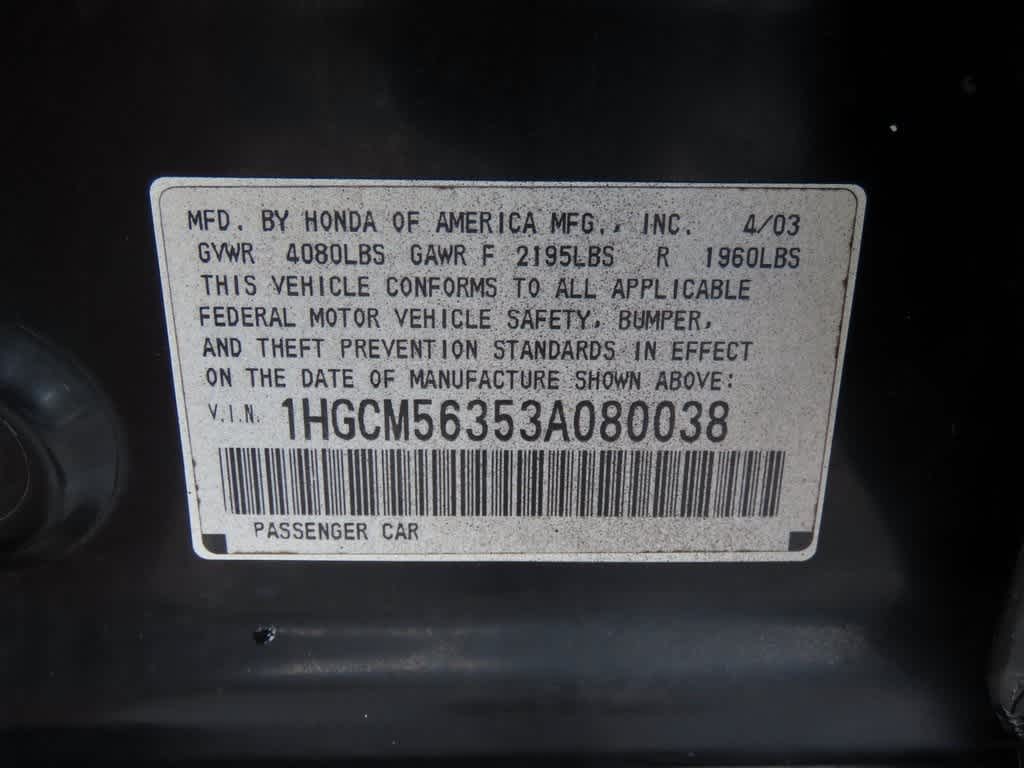 Thumbnail: 2003 Honda Accord - 23