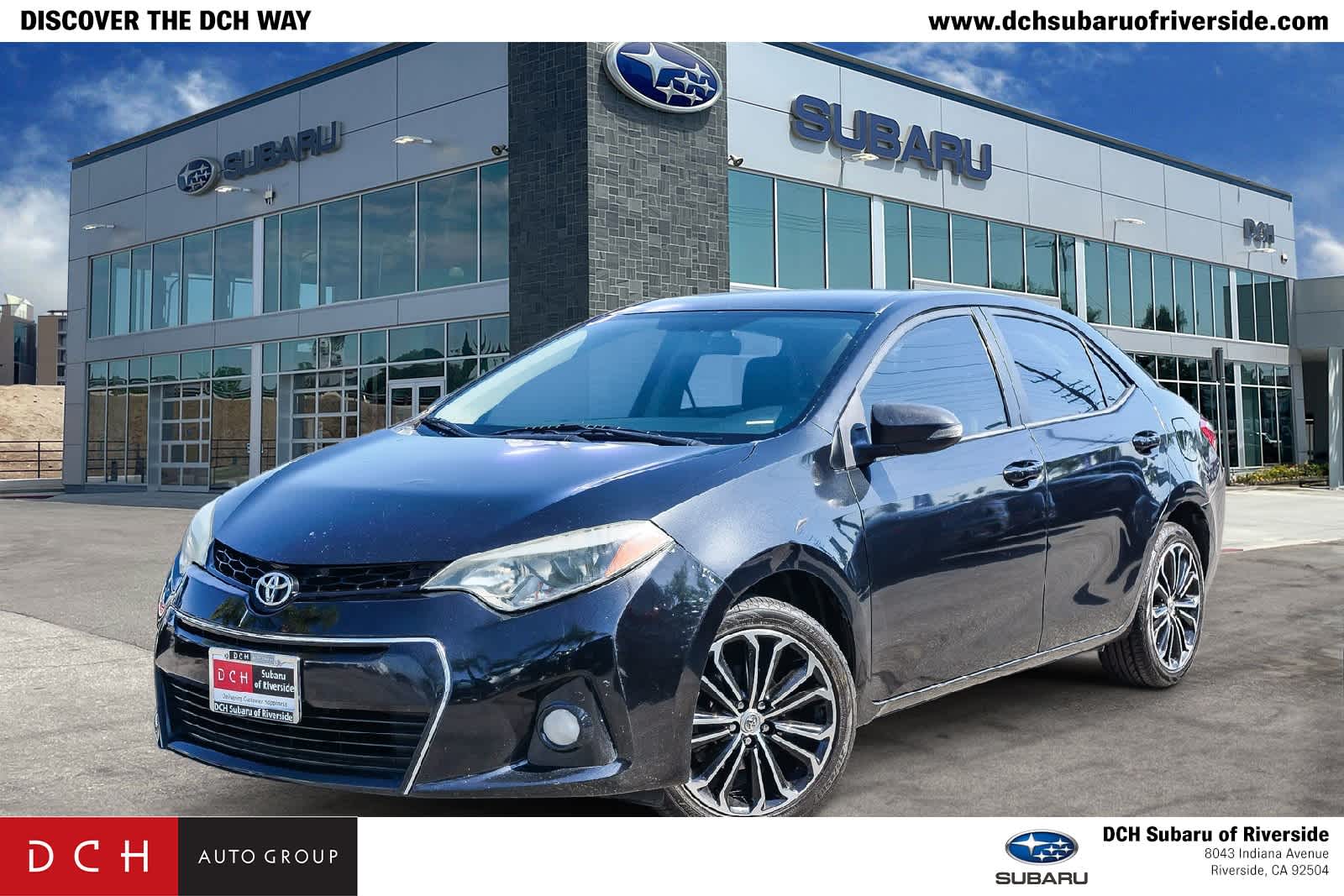 2014 Toyota Corolla S -
                  Riverside, CA