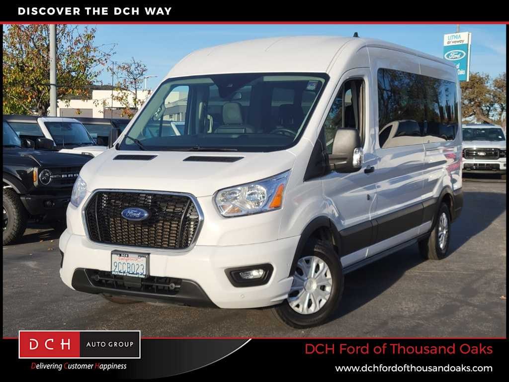 Used 2022 Ford Transit-350 Passenger XLT Wagon Medium Roof Van