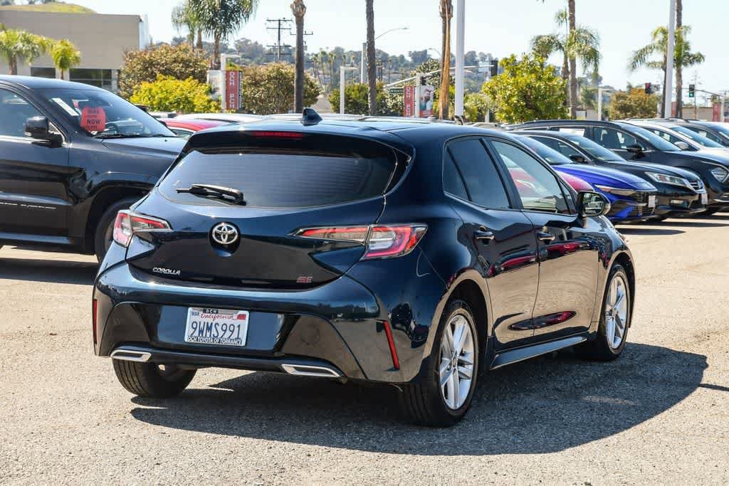 2019 Toyota Corolla Hatchback SE photo 5