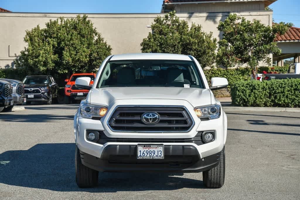 Certified 2021 Toyota Tacoma SR5 with VIN 3TMCZ5AN2MM449886 for sale in Torrance, CA