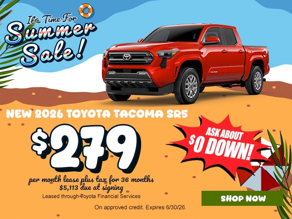 New Vehicle Specials & Deals at DCH Toyota of Torrance | DCH